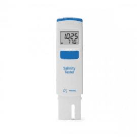 Zerone Medidor de salinidad de Agua de mar Acuario Óptica Refractómetro Temperatura ATC Digital 0-10% 